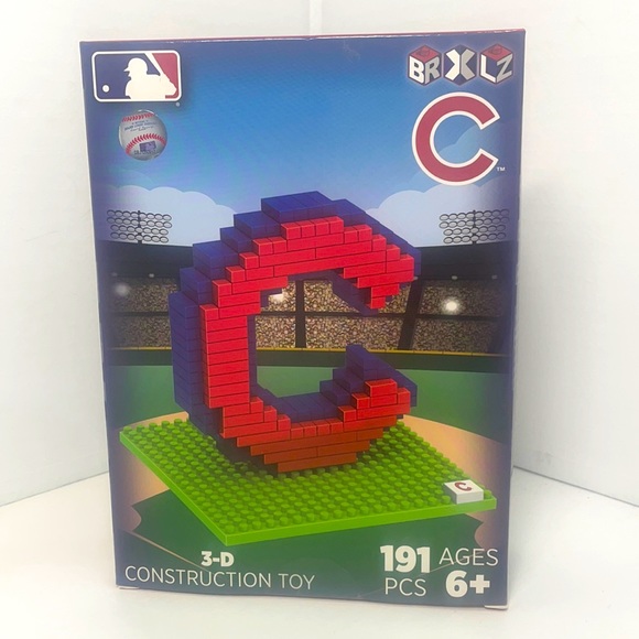 Chicago Cubs Toys Mlb Chicago Cubs Logo 3d Toy Bricks Puzzle Poshmark